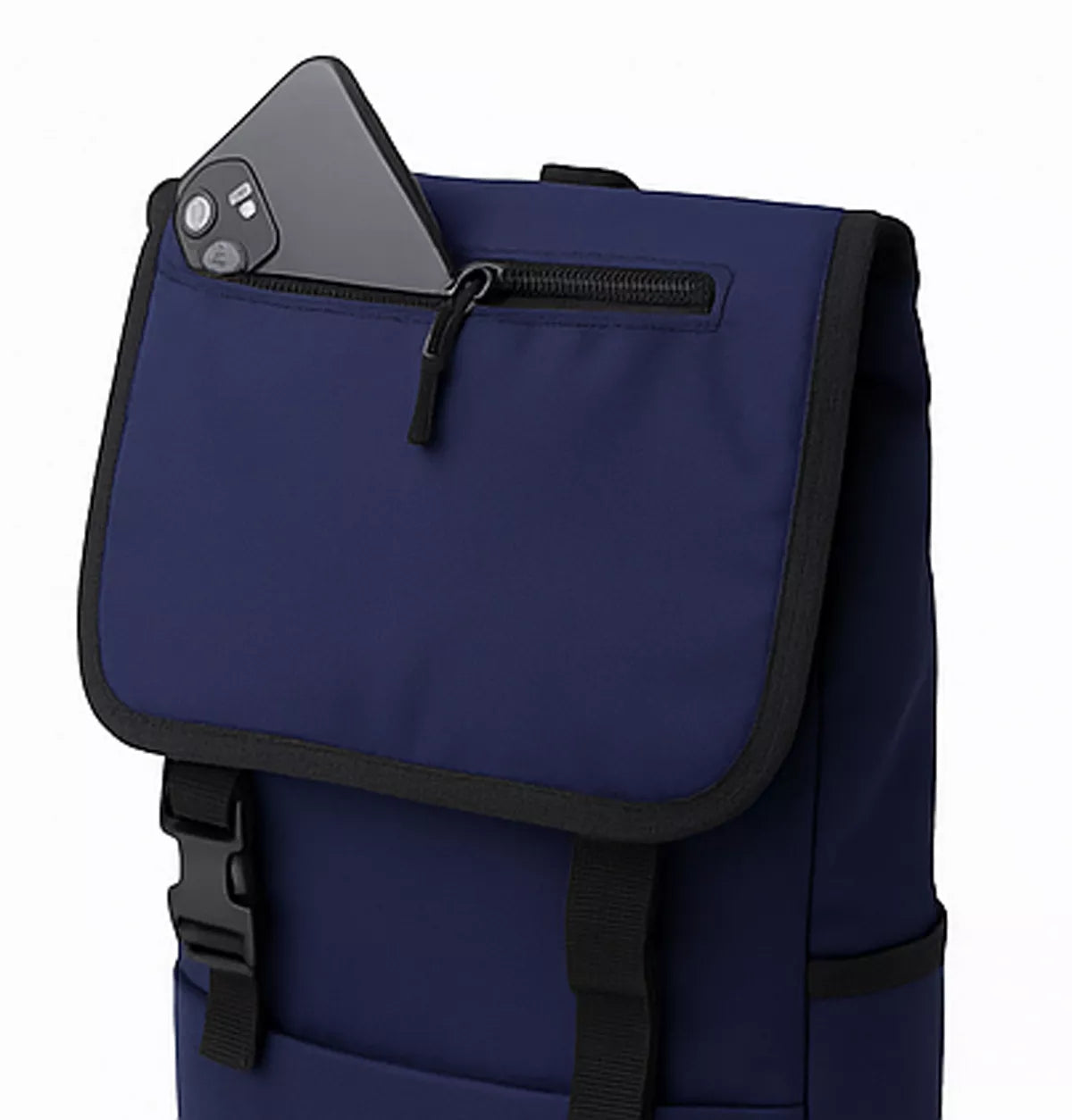 Dark blue backpack Trois