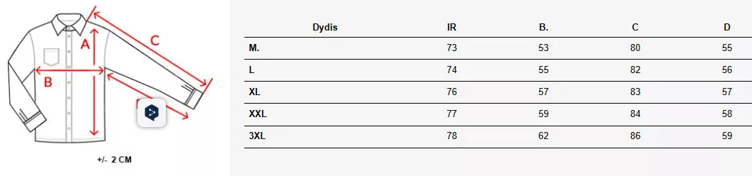 Men's brown long-sleeved shirt Prince