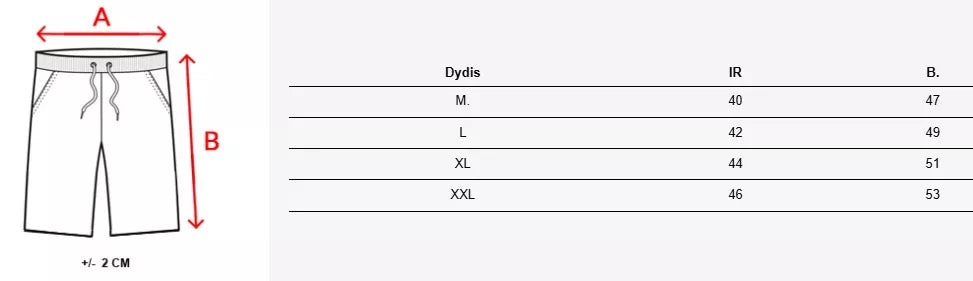 Men's red shorts Beret