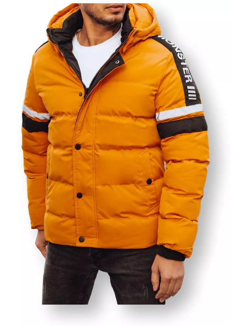 Yellow men's winter jacket Noris 