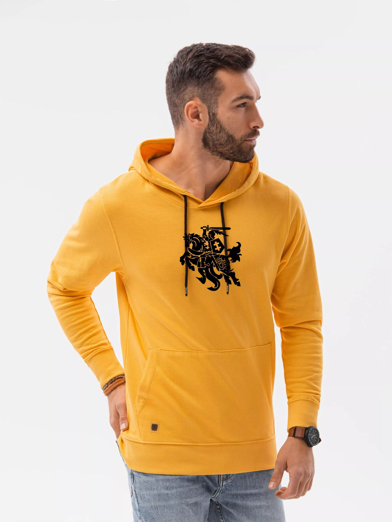 Yellow hoodie Vytis 
