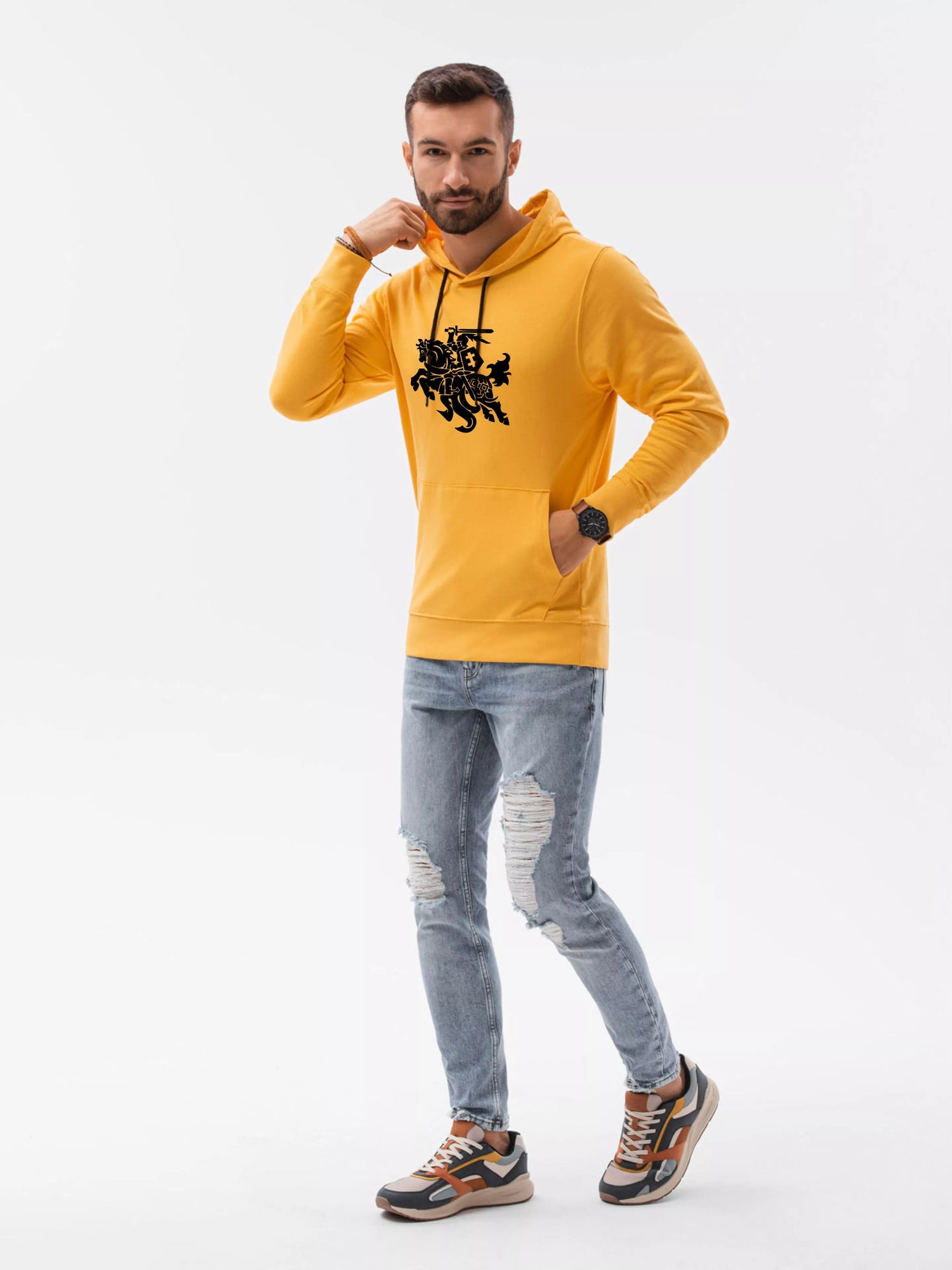 Yellow hoodie Vytis 