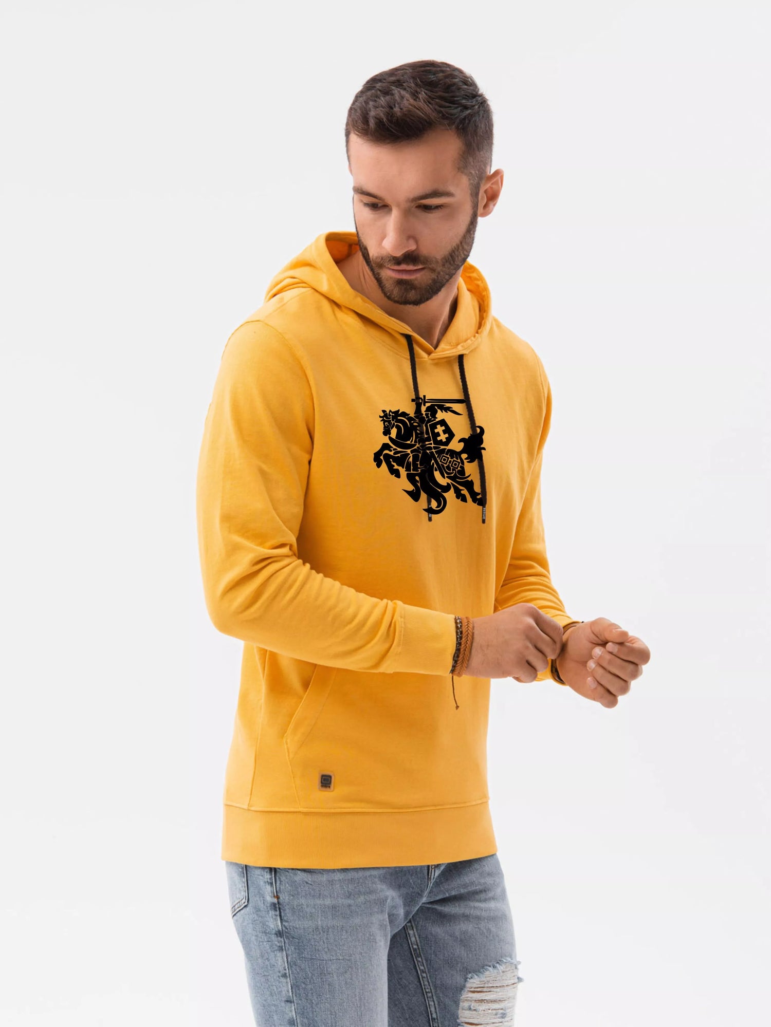 Yellow hoodie Vytis 