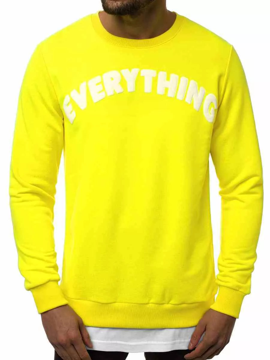 Yellow men's sweater Ever