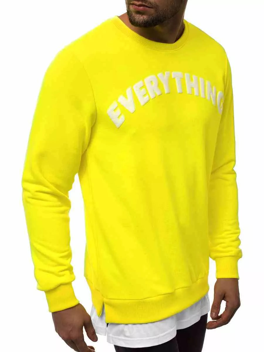Yellow men's sweater Ever