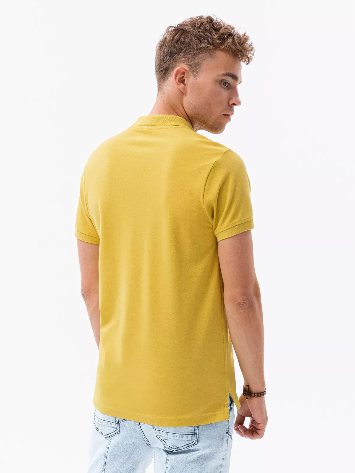 Men's yellow polo shirt Cristan 