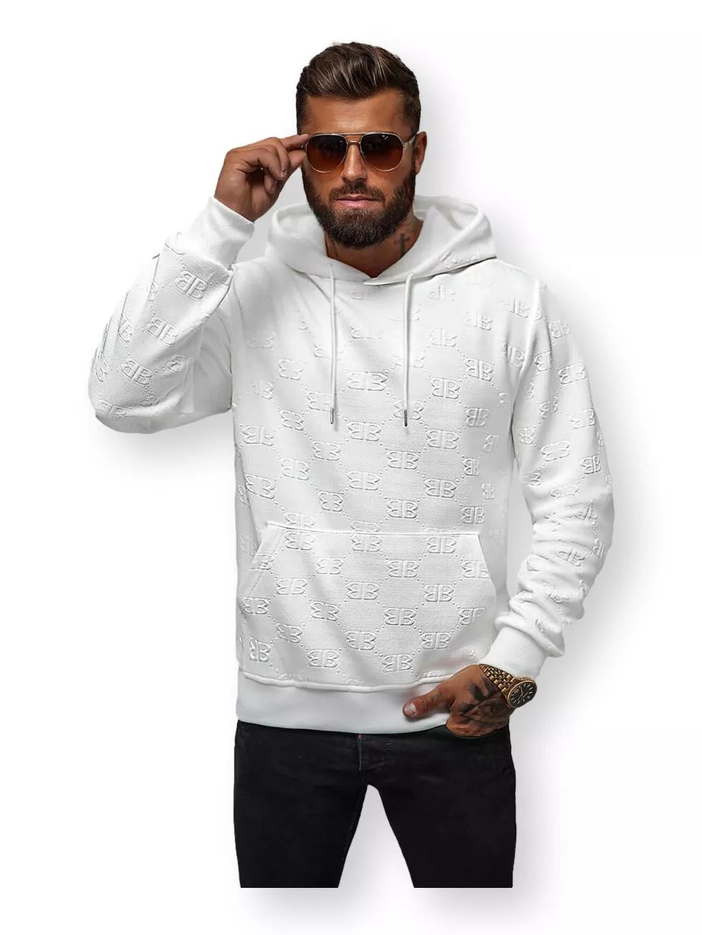 White hoodie Ifer