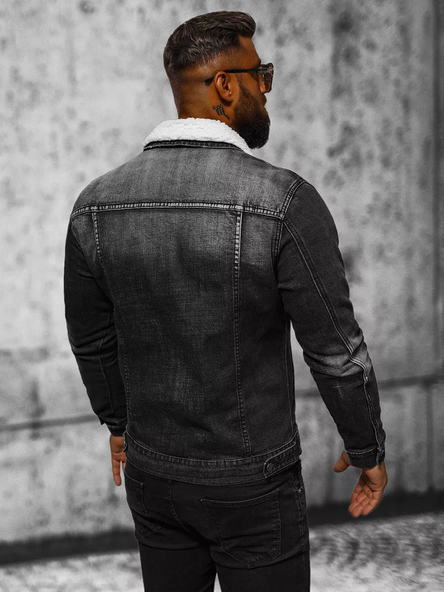 Denim jacket black Gober