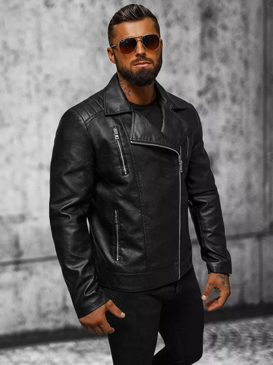 Barber eco-leather jacket