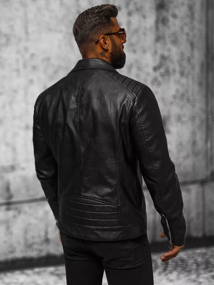 Barber eco-leather jacket