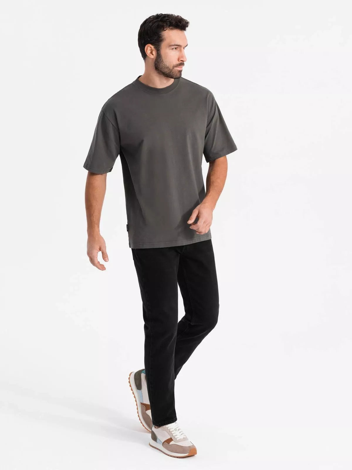 Men's gray T-shirt Doman