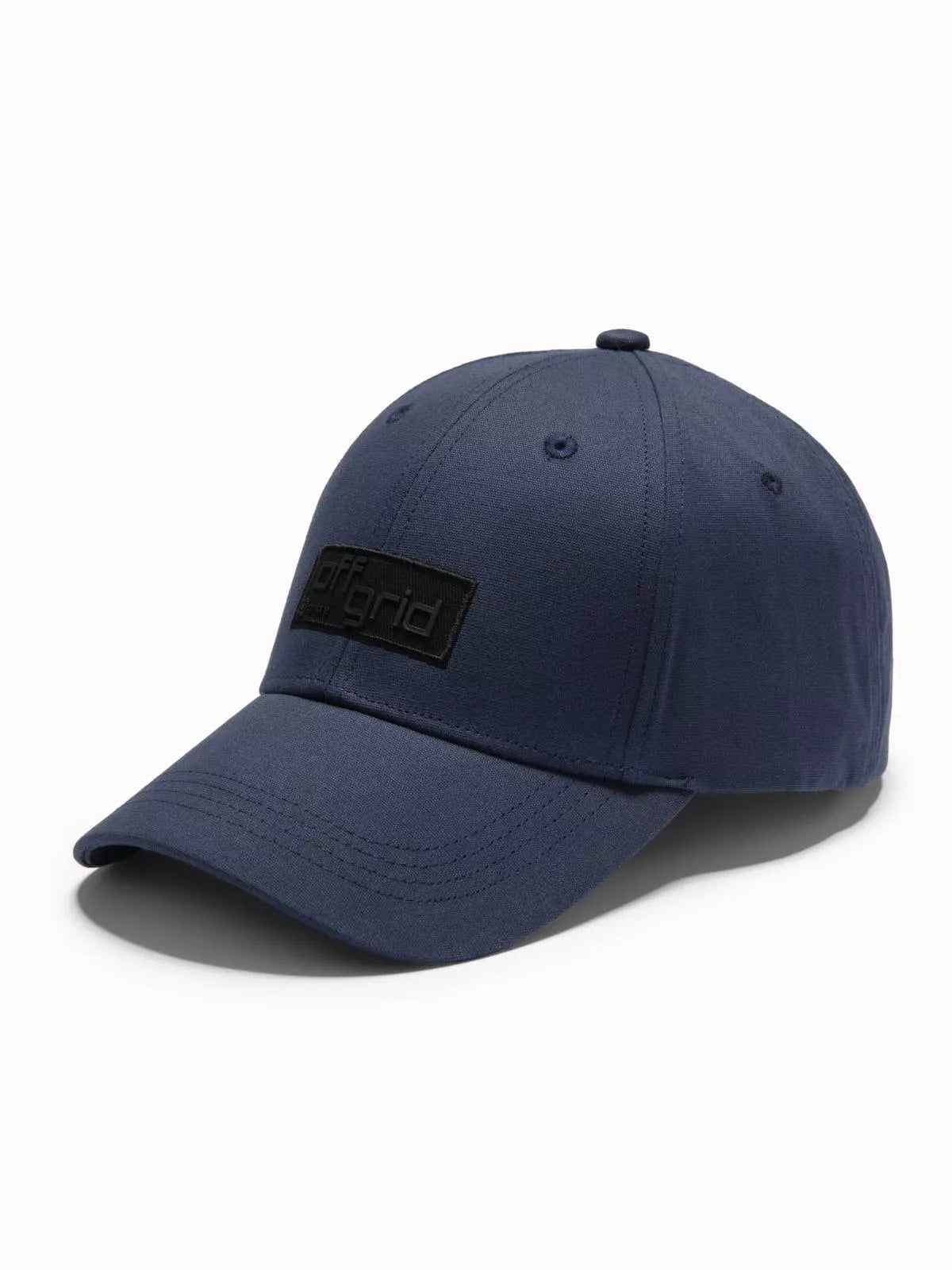 Unisex dark blue Grid hat