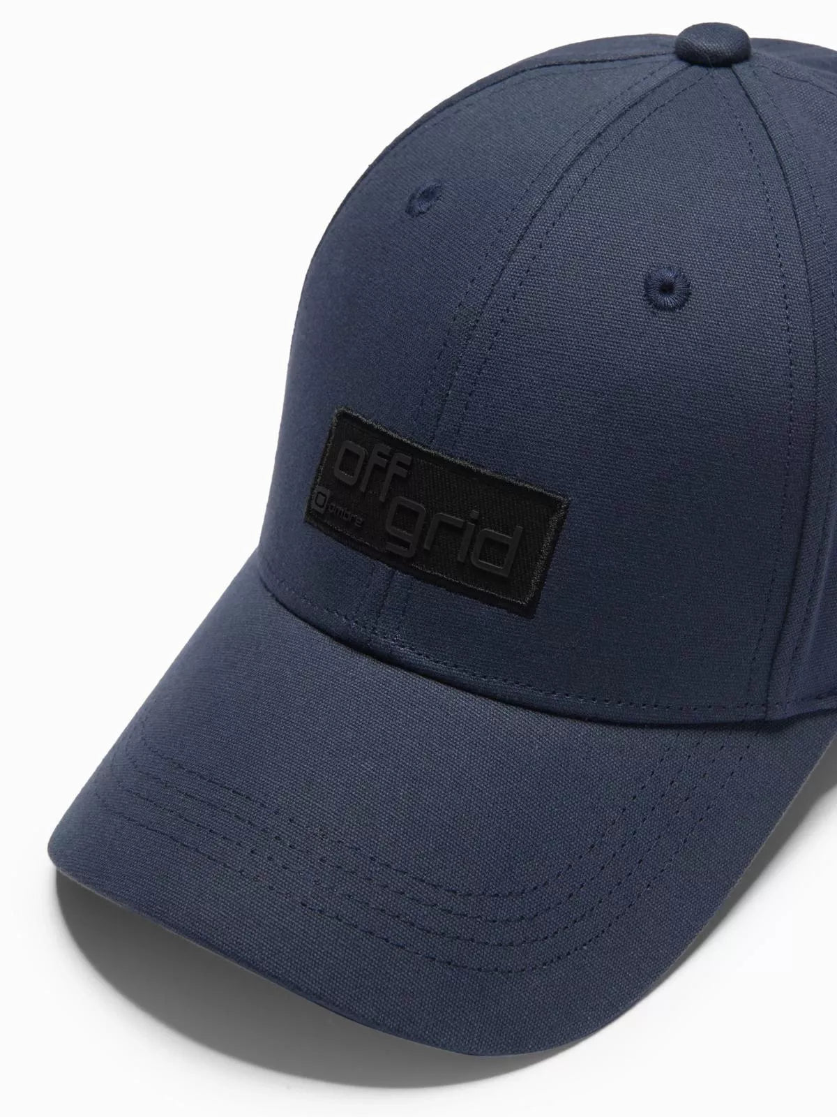 Unisex dark blue Grid hat