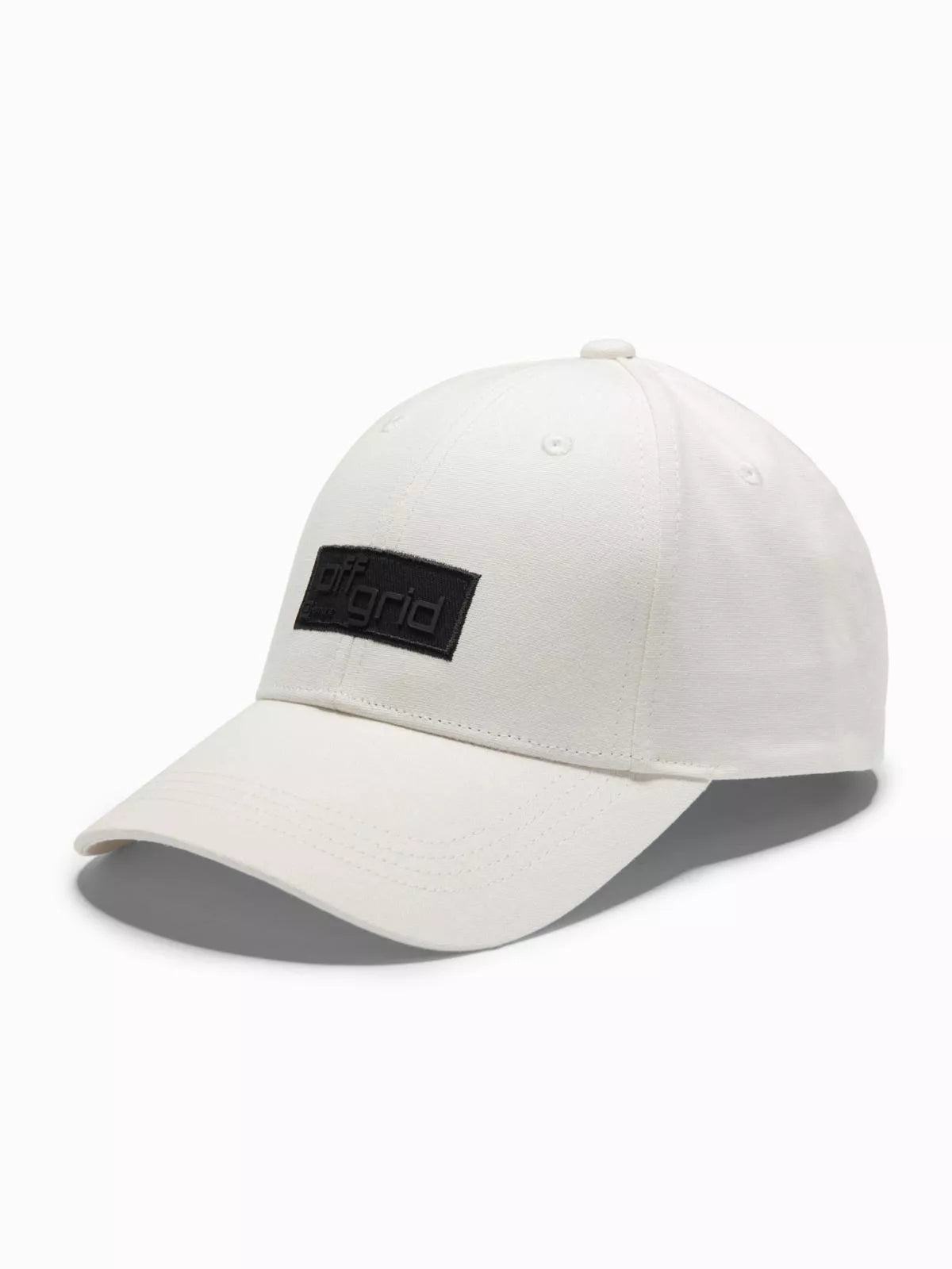 Unisex white hat Grid