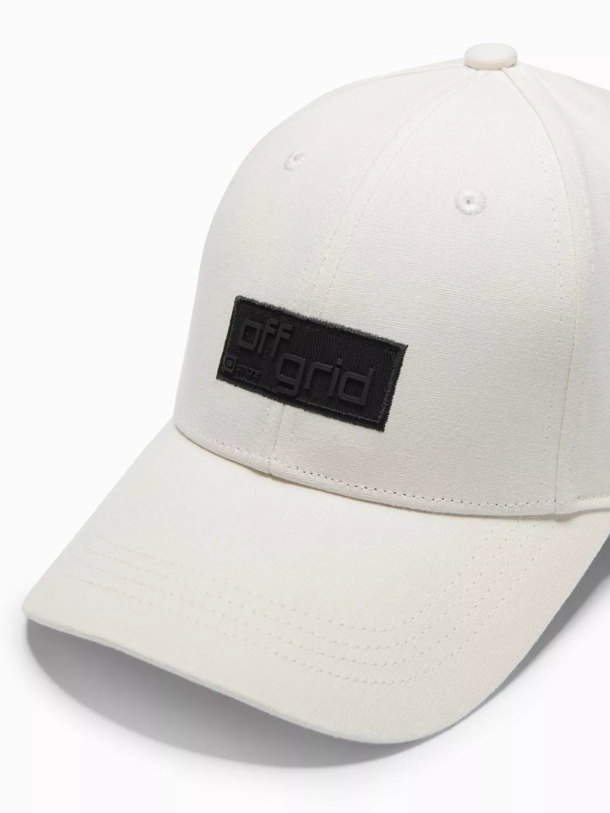 Unisex white hat Grid