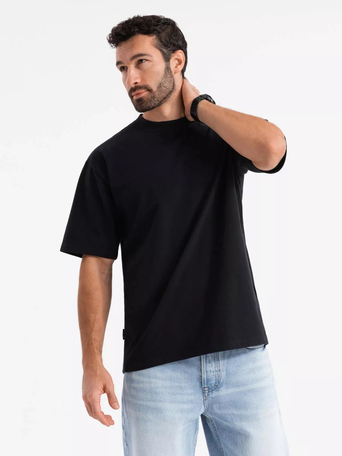 Men's black T-shirt Doman