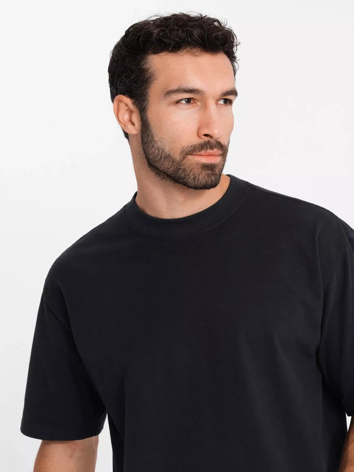 Men's black T-shirt Doman