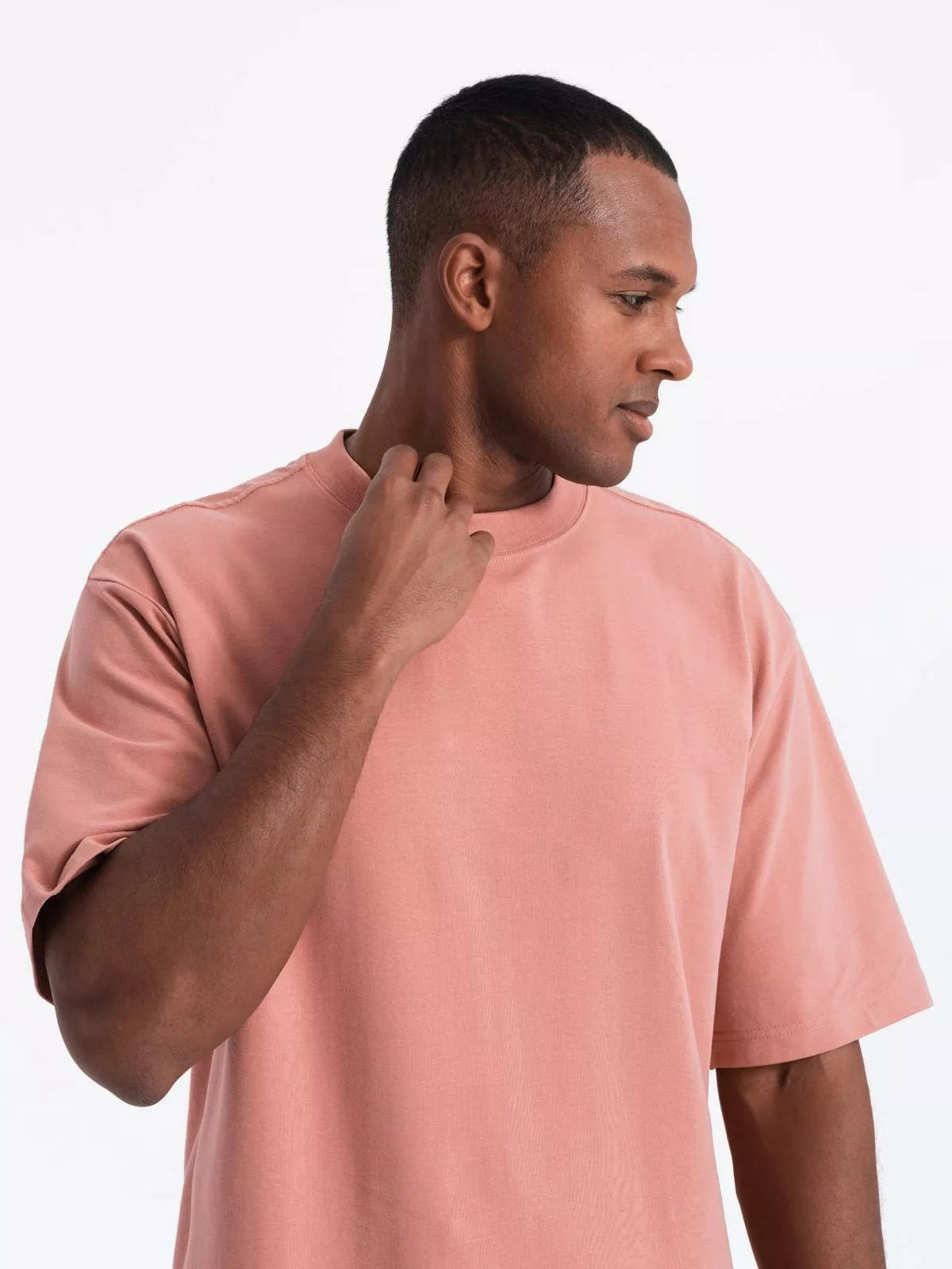 Men's pink T-shirt Doman