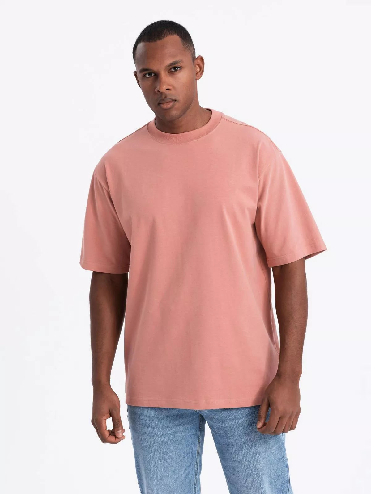Men's pink T-shirt Doman