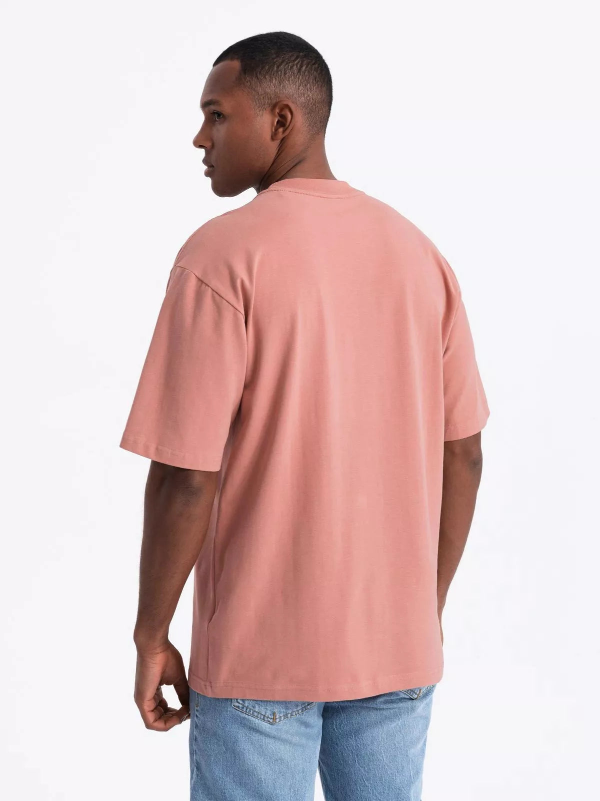 Men's pink T-shirt Doman