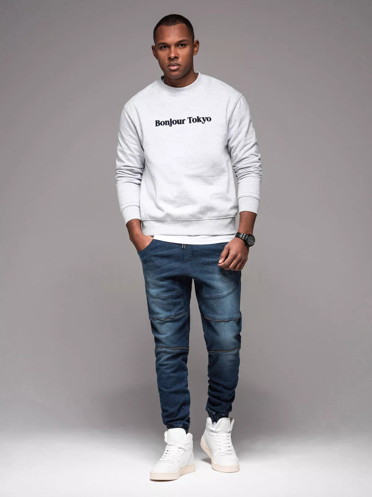 Men's blue joggers Adren