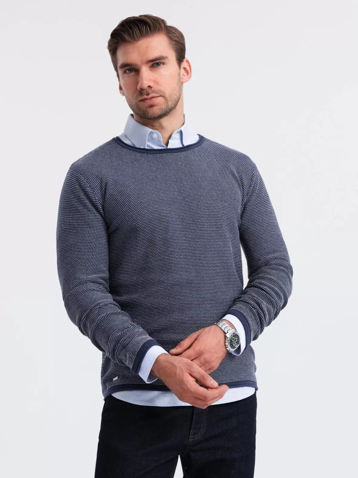 Men's navy blue sweater Oman
