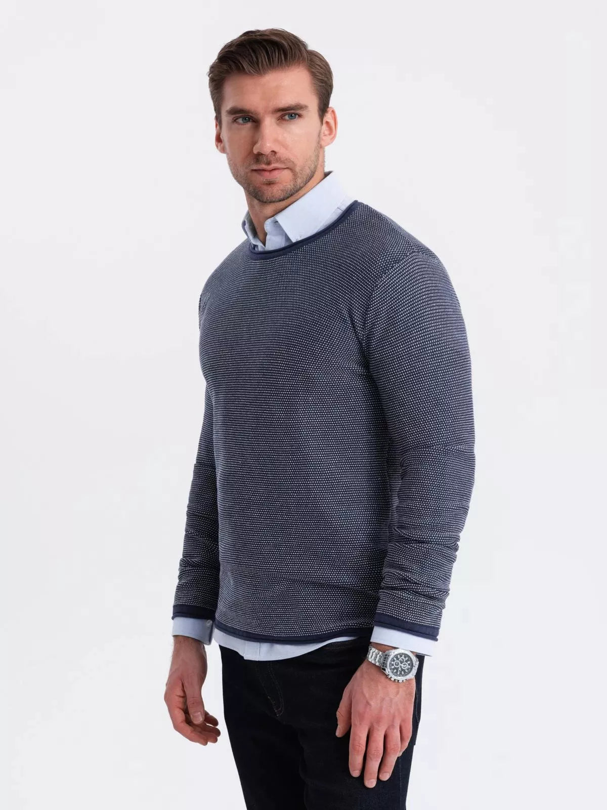Men's navy blue sweater Oman