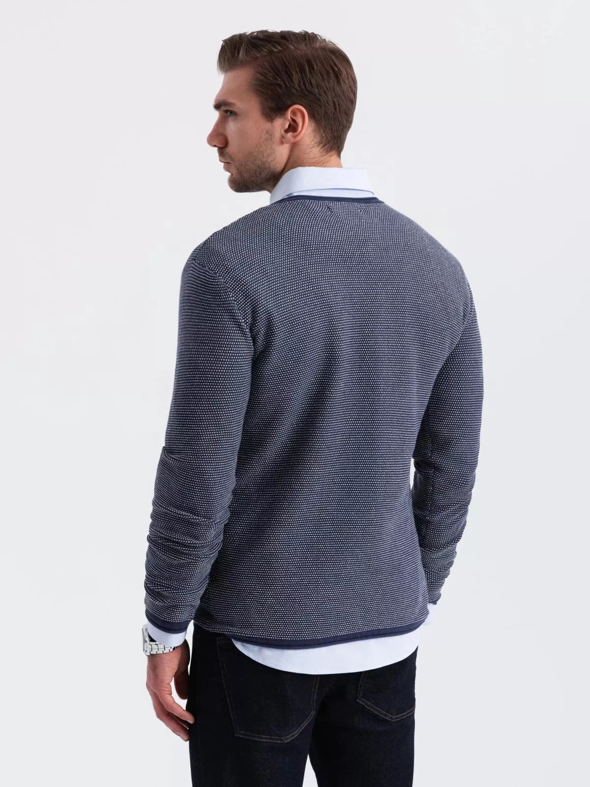 Men's navy blue sweater Oman