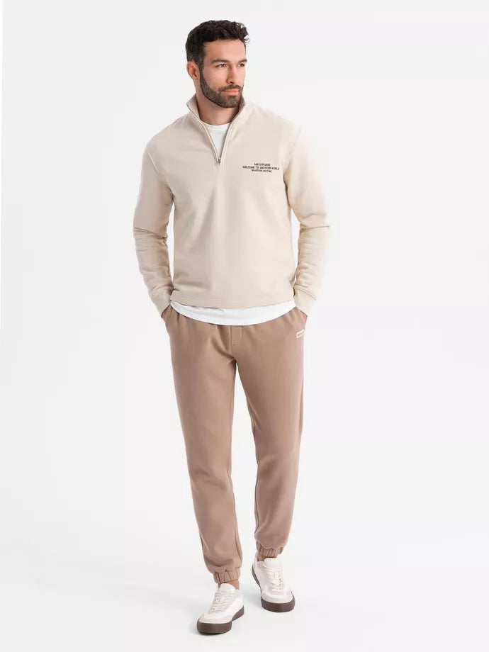 Unisex casual brown pants Argan