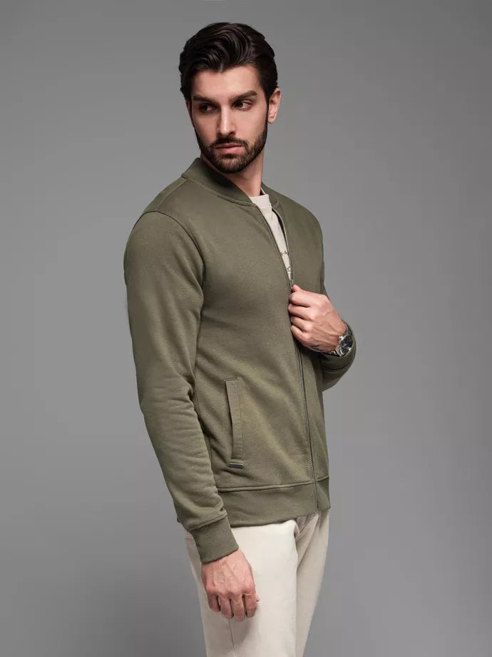 Men's khaki sweater Korn