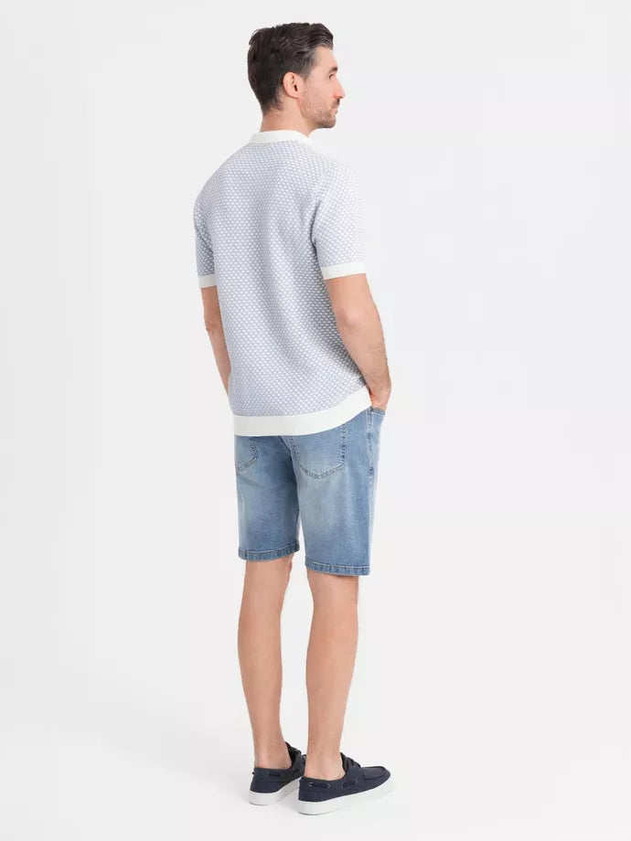 Men's blue denim shorts Celtic