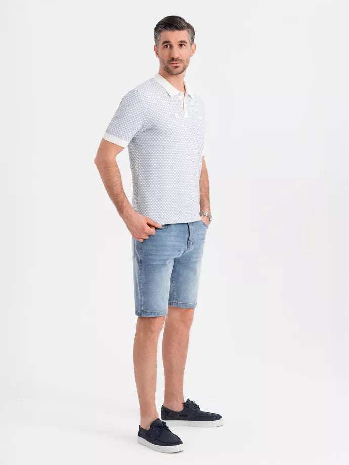Men's blue denim shorts Celtic