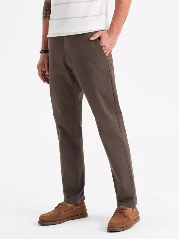 Men's brown trousers Tuman