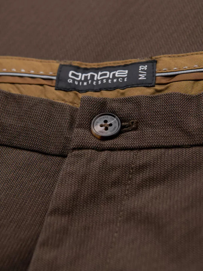 Men's brown trousers Tuman