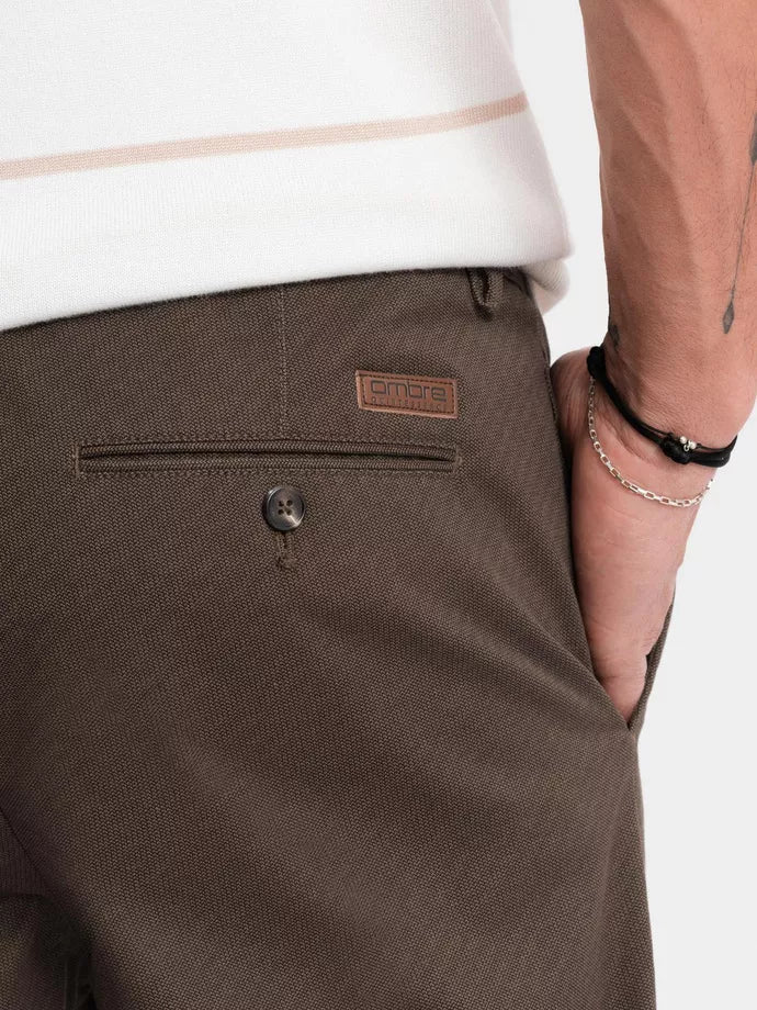 Men's brown trousers Tuman