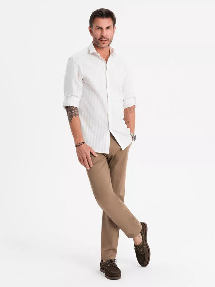 Men's brown trousers Tuman