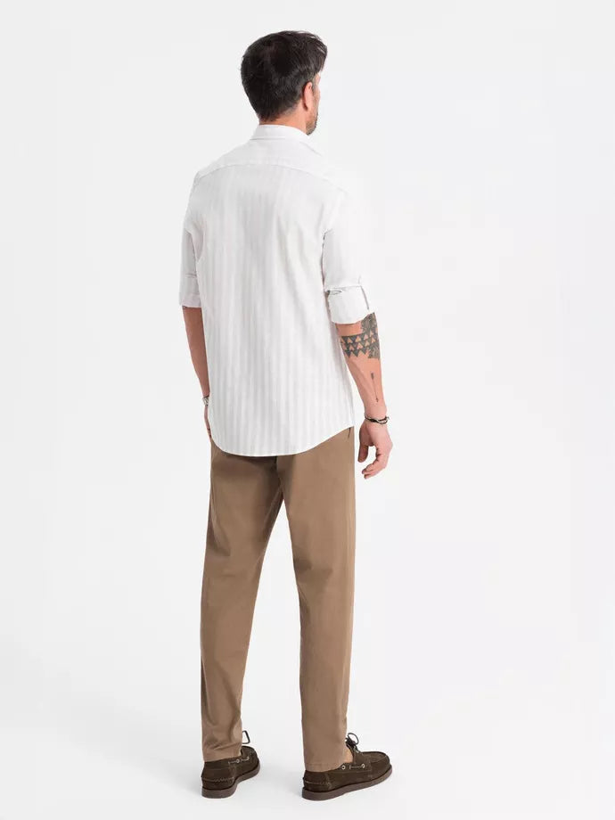 Men's brown trousers Tuman