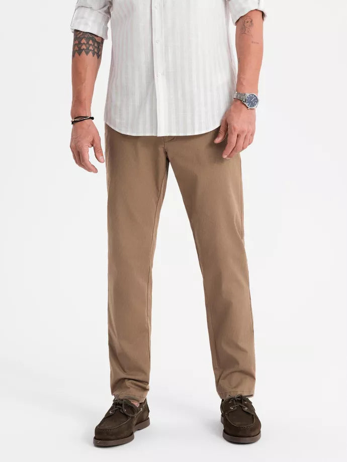 Men's brown trousers Tuman