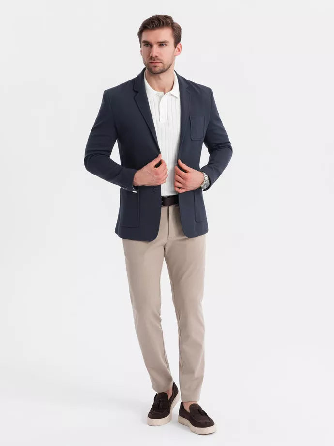 Men's navy blue jacket Azan