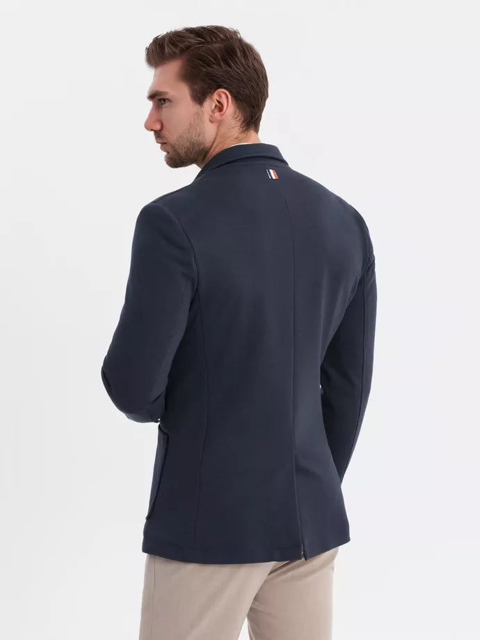 Men's navy blue jacket Azan