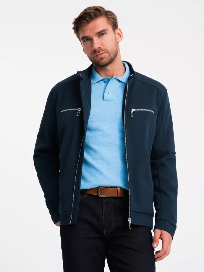 Men's dark blue jacket Talin