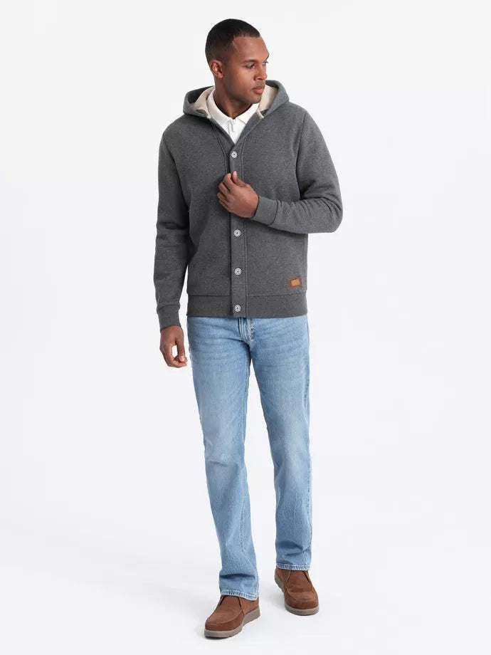 Dark gray men's sweater Kasper