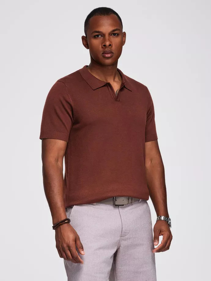 Men's brown polo shirt Mark