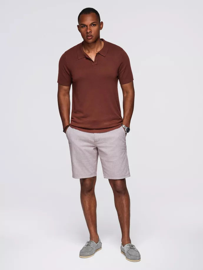 Men's brown polo shirt Mark