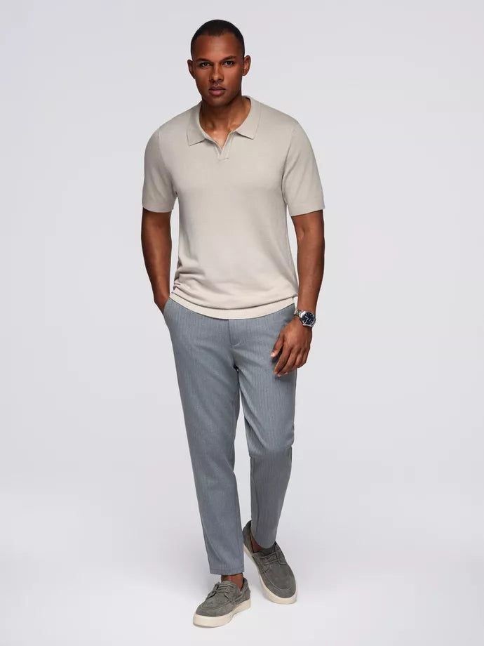 Men's grey polo shirt Mark