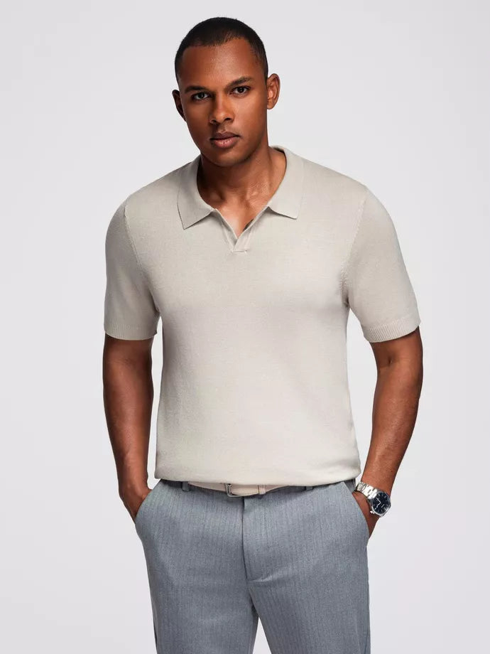 Men's grey polo shirt Mark