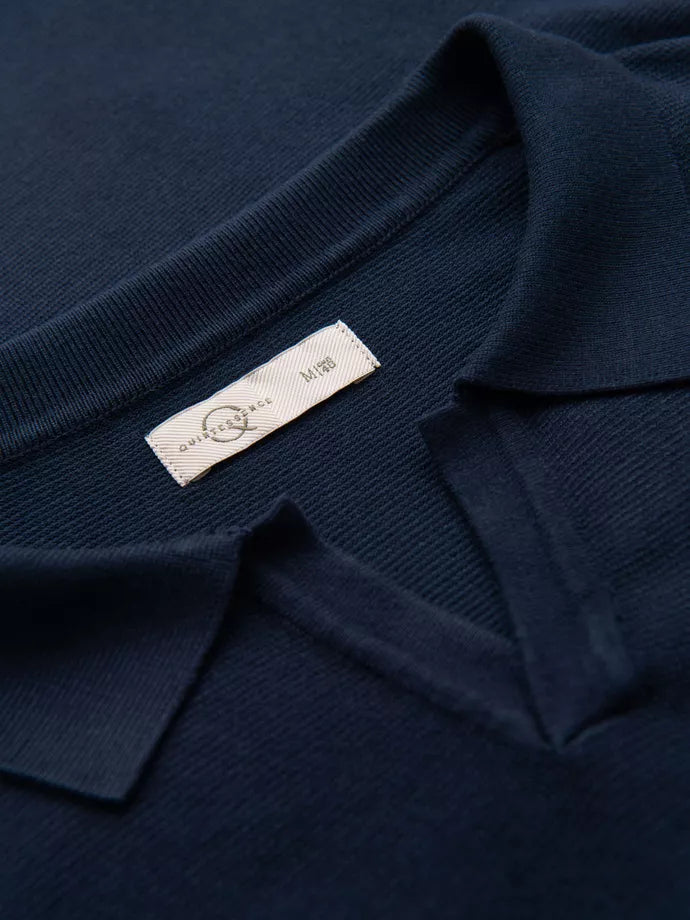 Men's navy blue polo shirt Mark