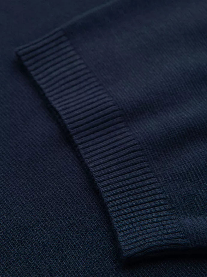 Men's navy blue polo shirt Mark