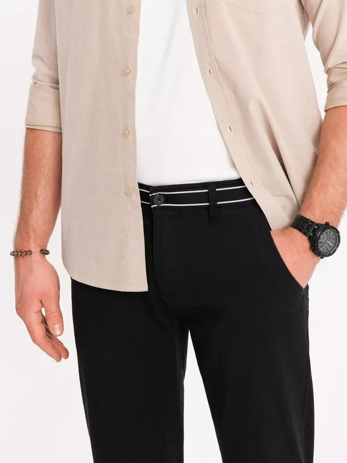 Men's black pants Adam