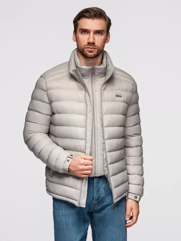 Men's gray jacket Ozan